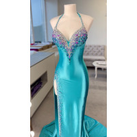 Satin dress "Petra"