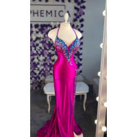 Satin dress "Carol"