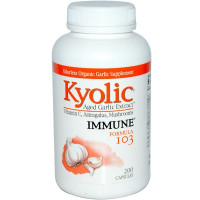 Aged Garlic Extract, Immune, Formula 103, 200 Capsules